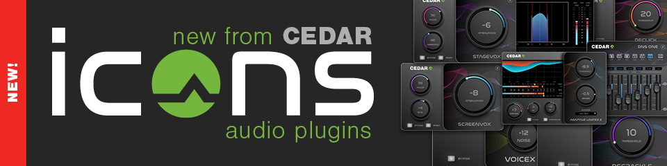 CEDAR ICONS Audio Plugins